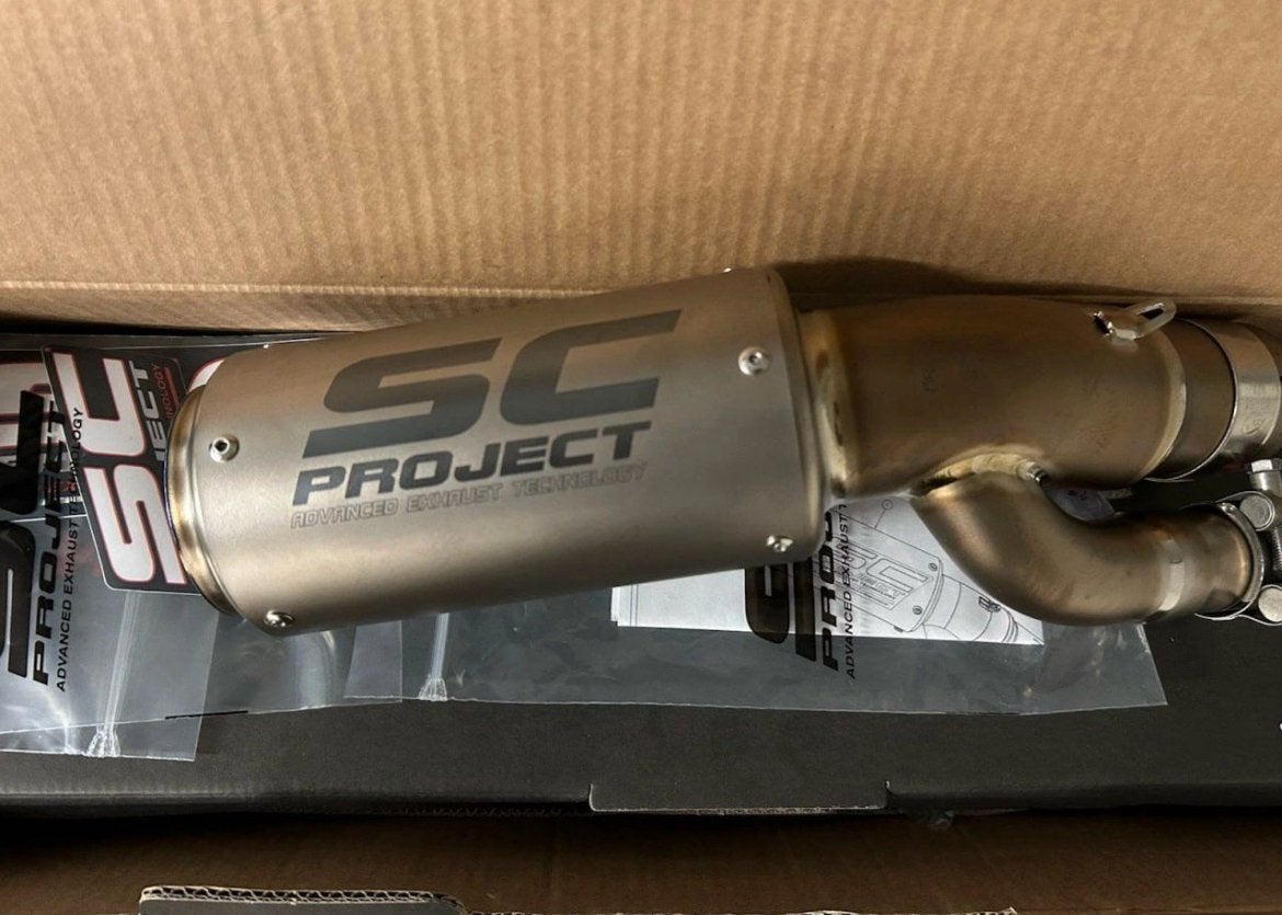 Sc project BMW S1000R/ S1000RR slip on, Motoren, Onderdelen | BMW, Ophalen of Verzenden, Gebruikt
