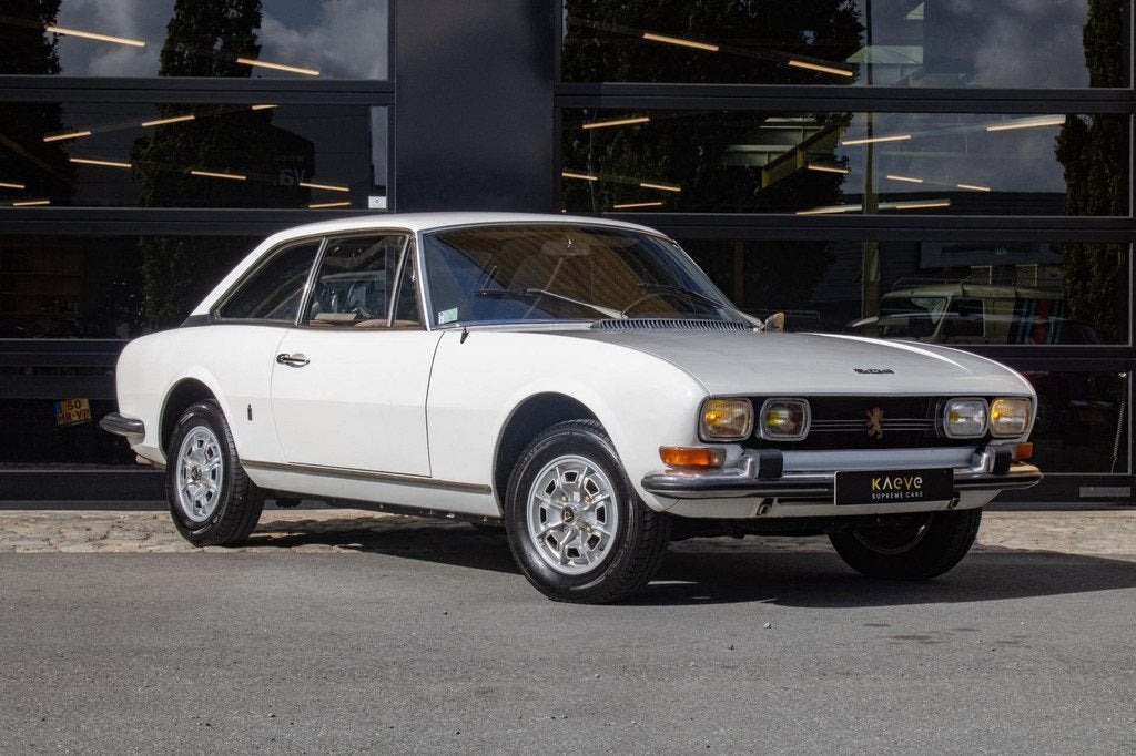Peugeot 504 Coupe injectie | Pininfarina-design | Origineel, Auto's, Peugeot, Stof, Gebruikt, Overige modellen, Wit