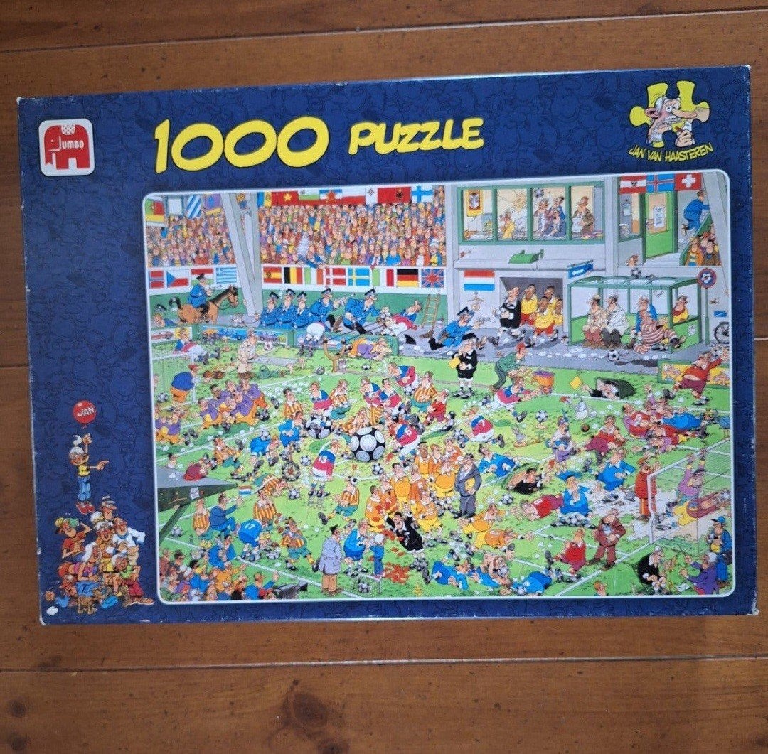 Voetbal, Ophalen, 500 t/m 1500 stukjes, Gebruikt, Legpuzzel