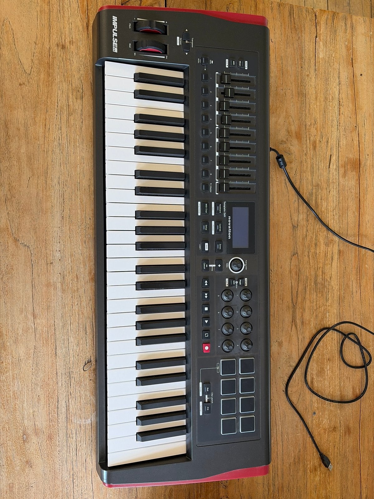 (Nieuw) Novation Impulse 49 MIDI Controller Keyboard, Muziek en Instrumenten, Nieuw, Aanslaggevoelig, Ophalen, 49 toetsen