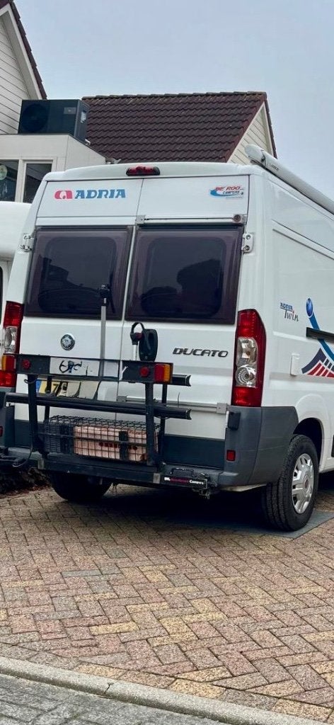 Draaibaar fietsenrek voor camper Fiat Ducato, Caravans en Kamperen, Ophalen, Gebruikt