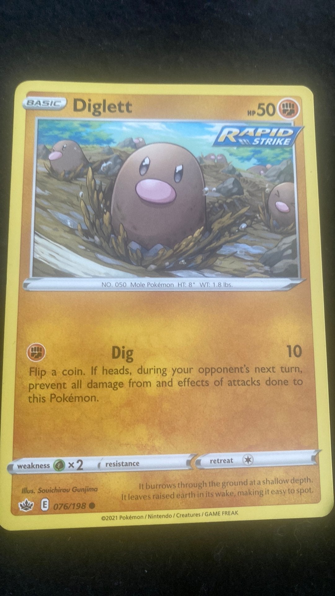Diglett 076/198, Ophalen, Zo goed als nieuw