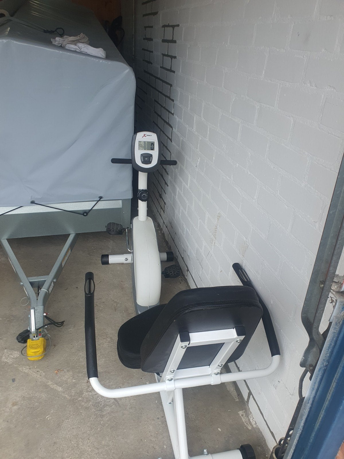 X-tract Ligfiets Hometrainer - Comfortabel en Compact, Ophalen, Ligfiets, Gebruikt, Metaal