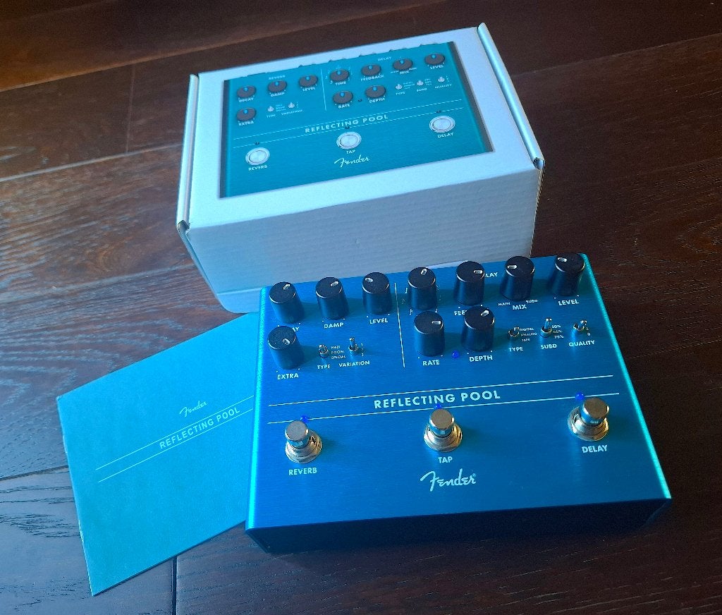 Fender Reflecting Pool, stereo reverb & delay, Ophalen, Zo goed als nieuw, Delay of Echo