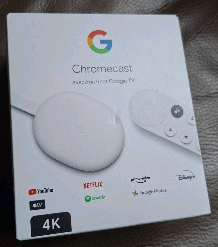 Google chromecast 4K, Ophalen of Verzenden, Zo goed als nieuw