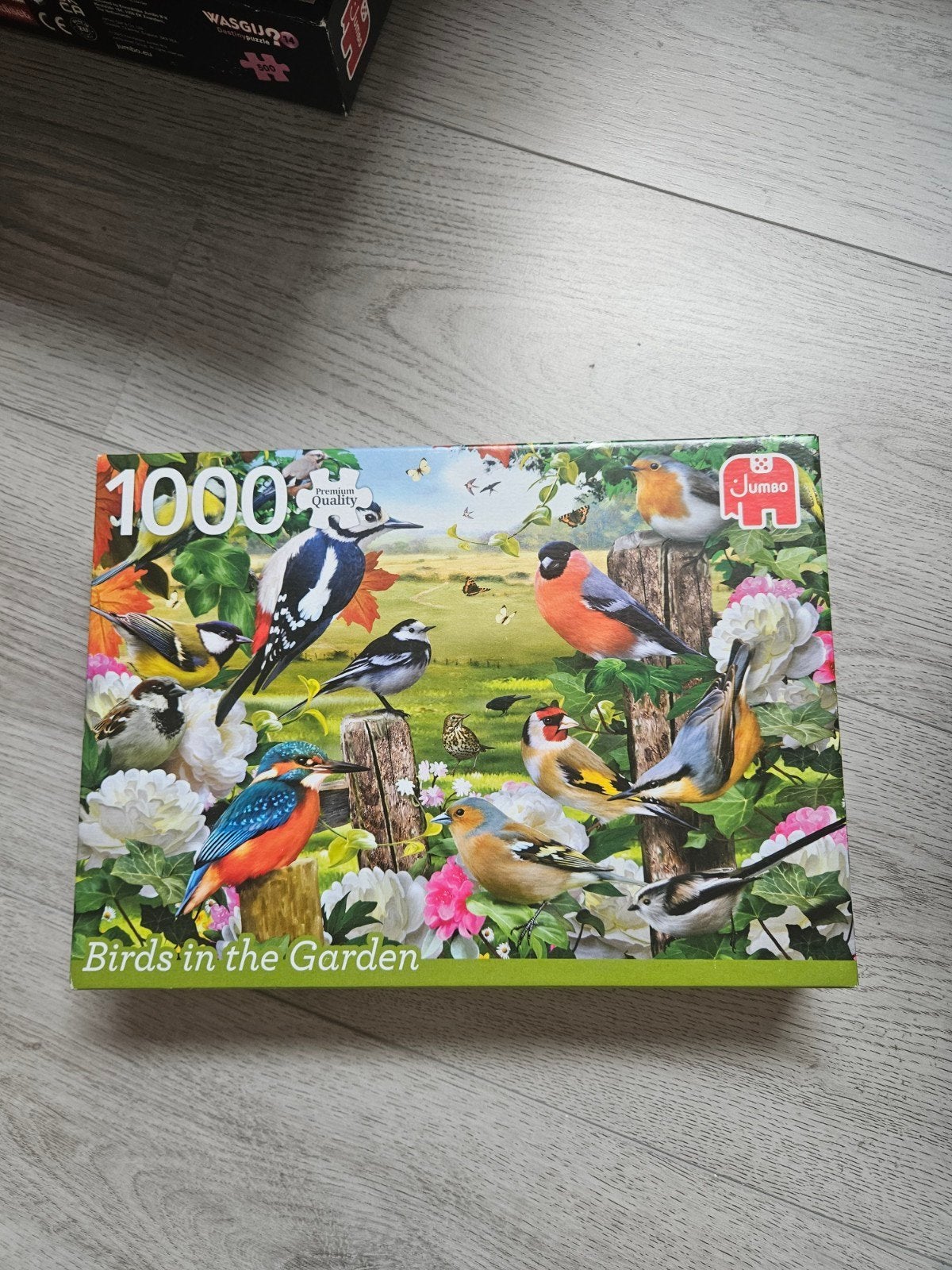 Jumbo Legpuzzel 1000 stukjes - Birds in the Garden, Ophalen of Verzenden, 500 t/m 1500 stukjes, Gebruikt, Legpuzzel