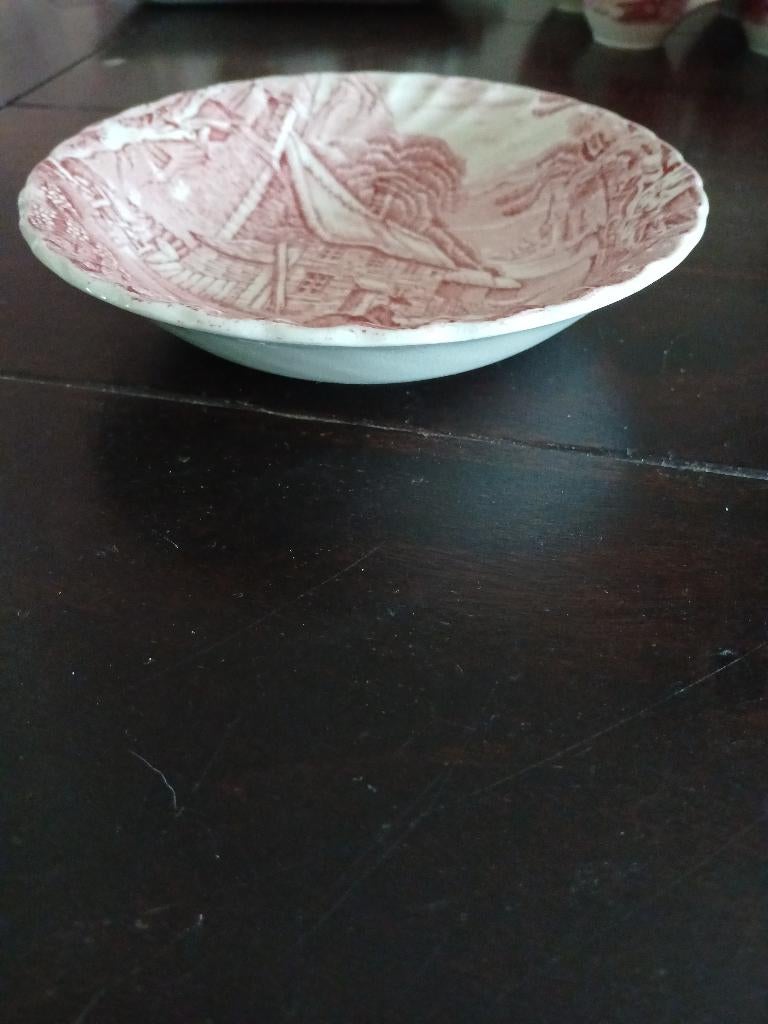 Vintage Old Foley James Kent papschaaltje, 15x3,5cm, Ophalen of Verzenden
