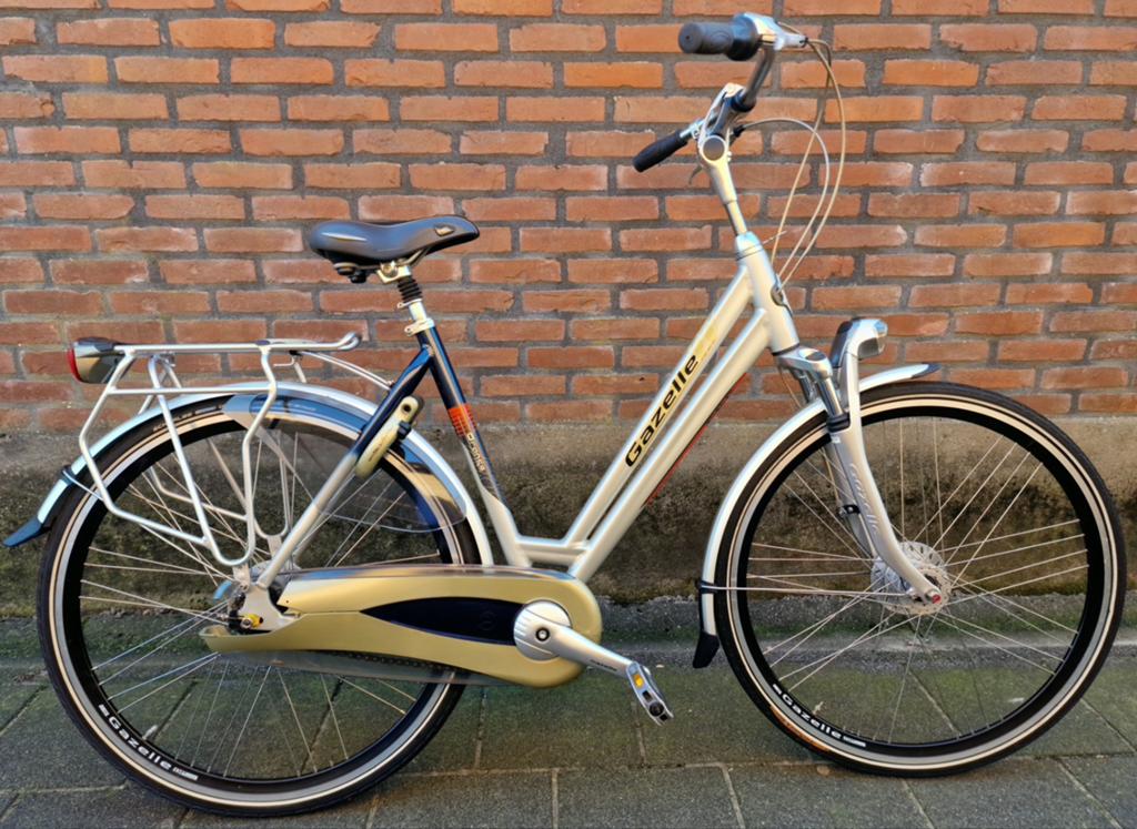 Gazelle damesfiets 28 inch, Fietsen en Brommers, Ophalen, Versnellingen, Zo goed als nieuw, 50 tot 53 cm