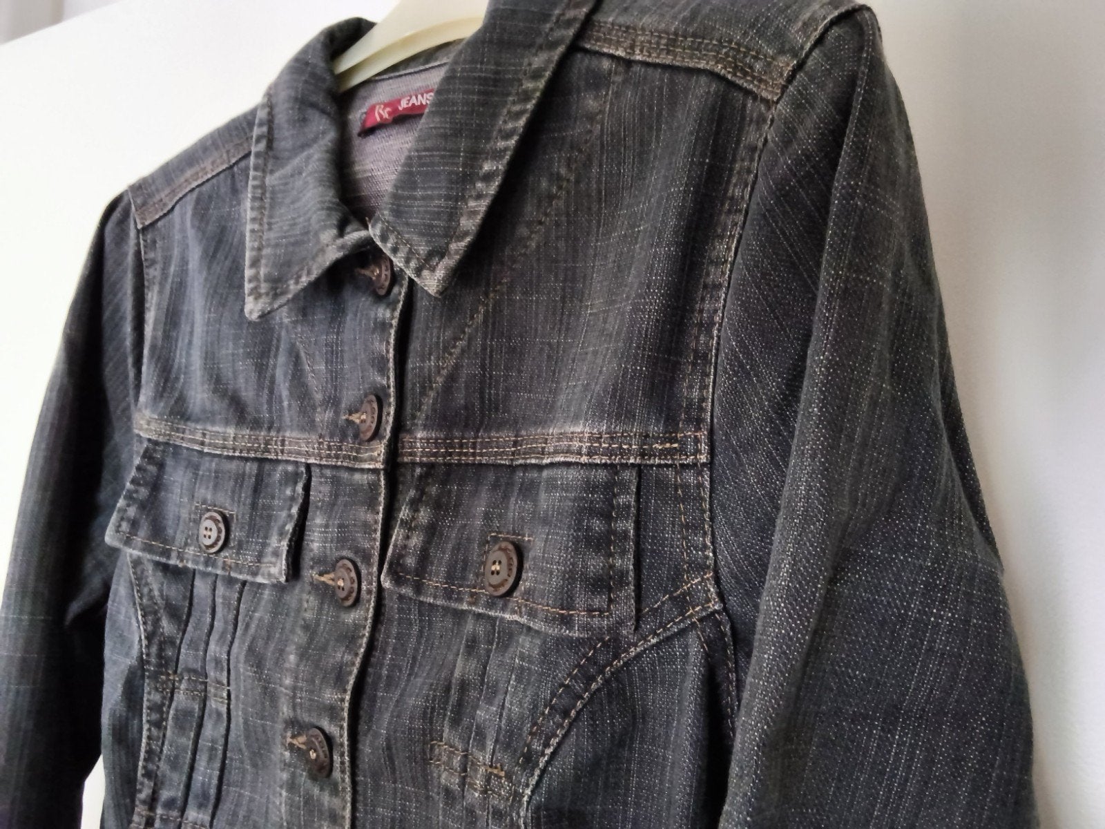 Denim dames jeans jasje/colbert, Blauw, BC Jeans, Ophalen of Verzenden, Zo goed als nieuw