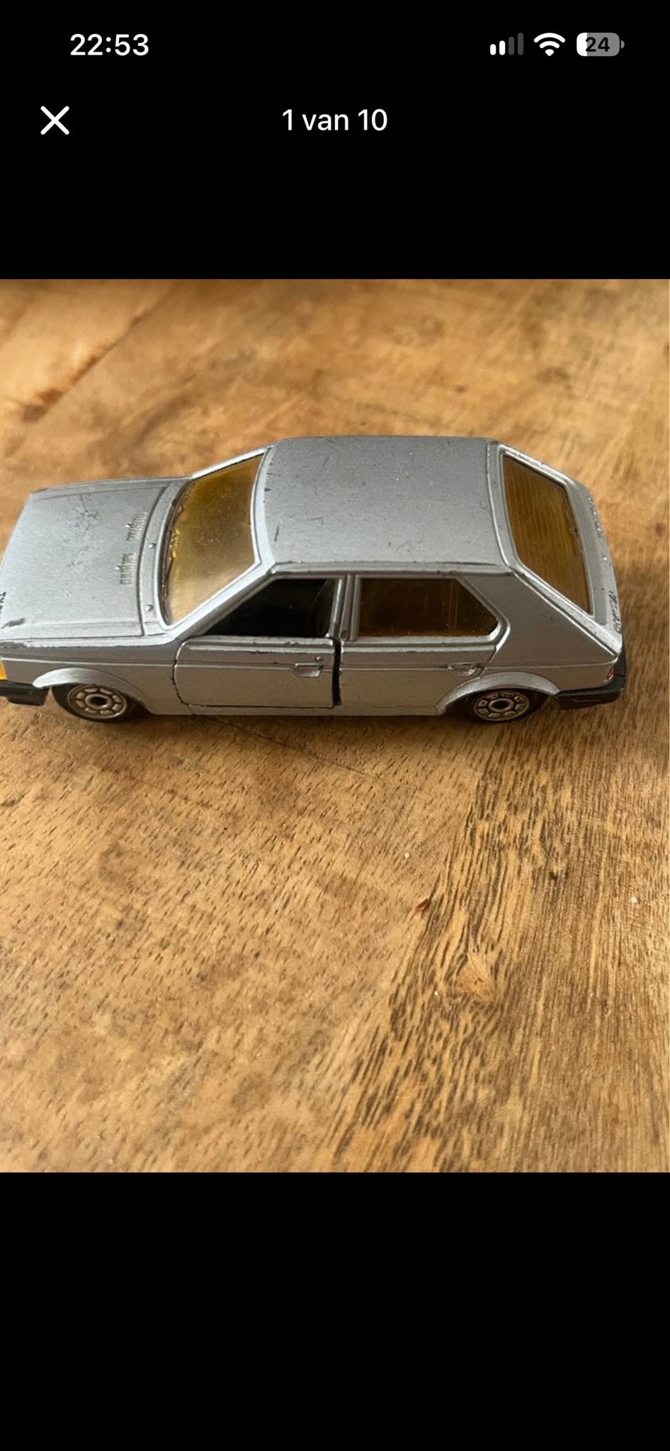 Set van 3 vintage speelgoedauto's - Matchbox/Majorette, Ophalen, Gebruikt