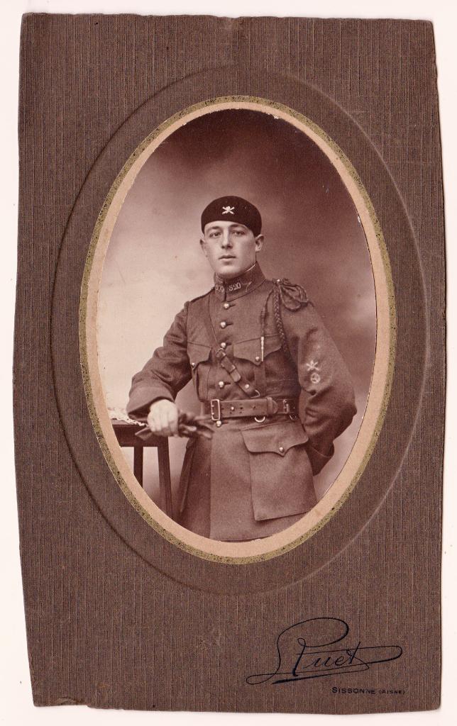 Antieke Foto WW1 Franse Tank Soldat Artillerie Spéciale 520, Verzenden, Landmacht, Overige gebieden, Foto of Poster