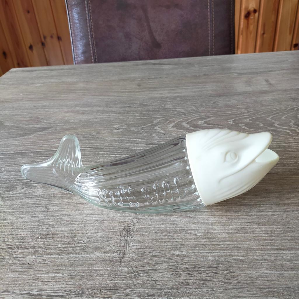 Dit is een vintege BMF glazen pinda of noten dispenser., Ophalen of Verzenden