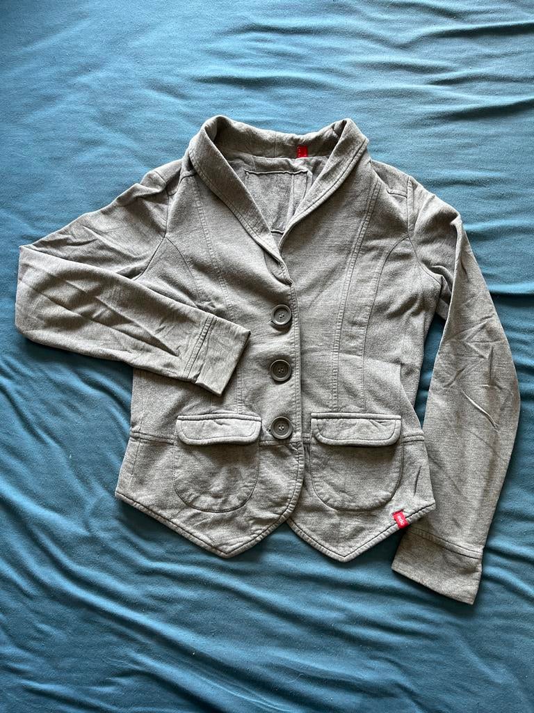 Grijs jasje van EDC by Esprit, maat m/L, Maat 38/40 (M), Ophalen of Verzenden, Zo goed als nieuw, Jasje