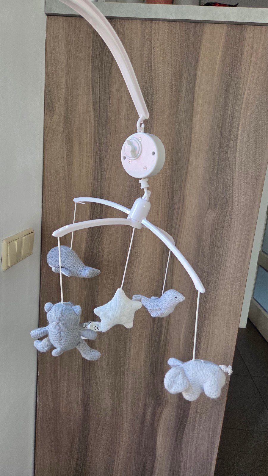 Baby's Only Muziekmobiel met gehaakte figuren, Ophalen, Zo goed als nieuw, Mobiel, Met geluid