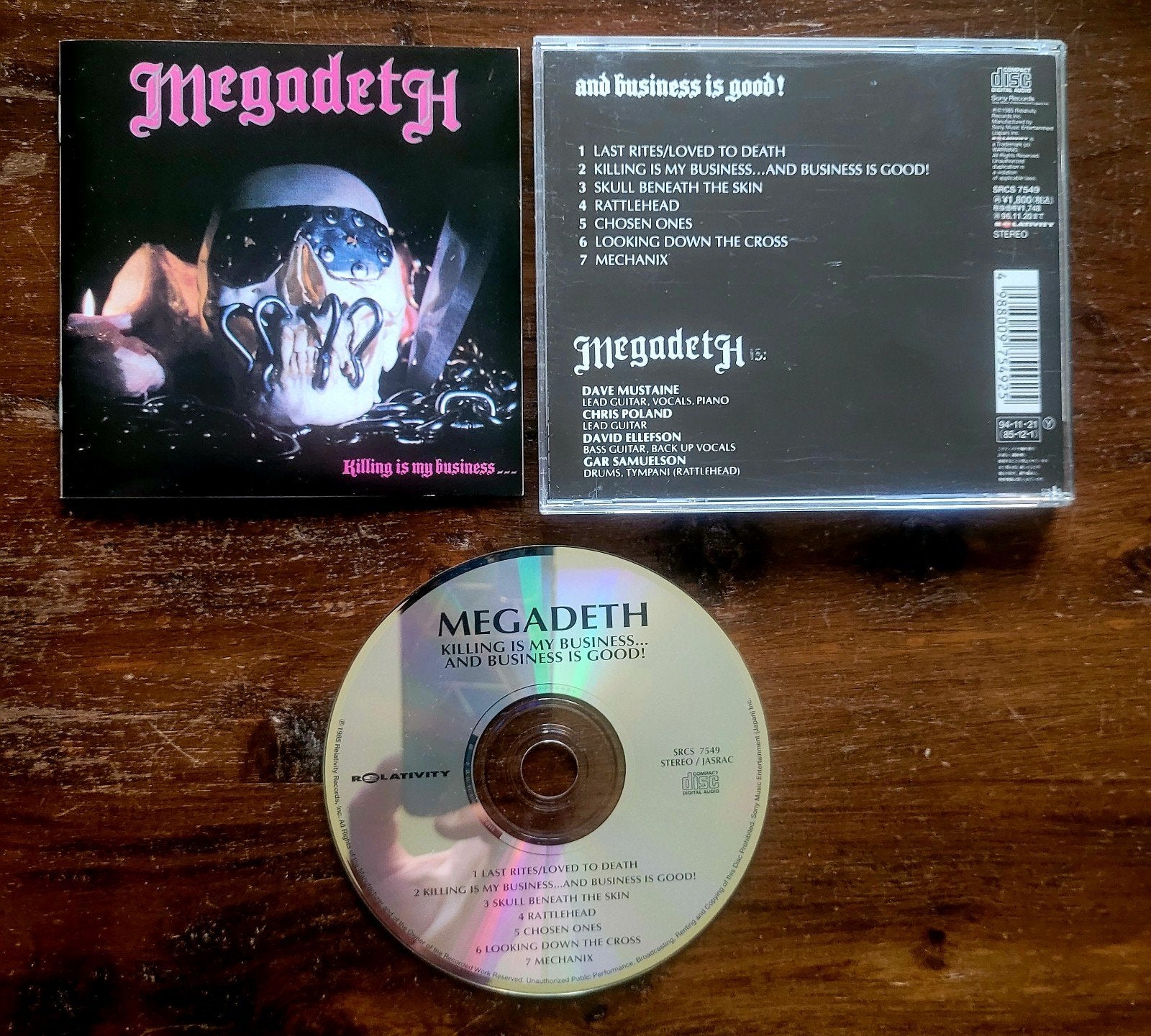 Megadeth - Killing is my business cd thrash speed rock Japan, Cd's en Dvd's, Ophalen of Verzenden, Zo goed als nieuw
