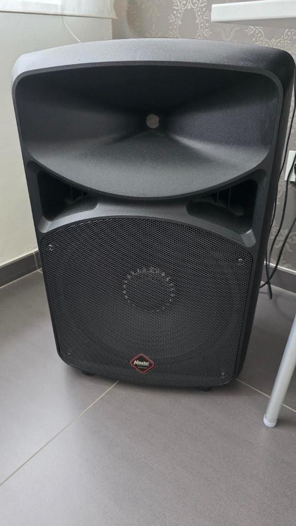 GeluidsInstallatie 1000 Watt Party Piekvermogen + Led in Box, Muziek en Instrumenten, Ophalen, Zo goed als nieuw, 500 tot 1000 watt