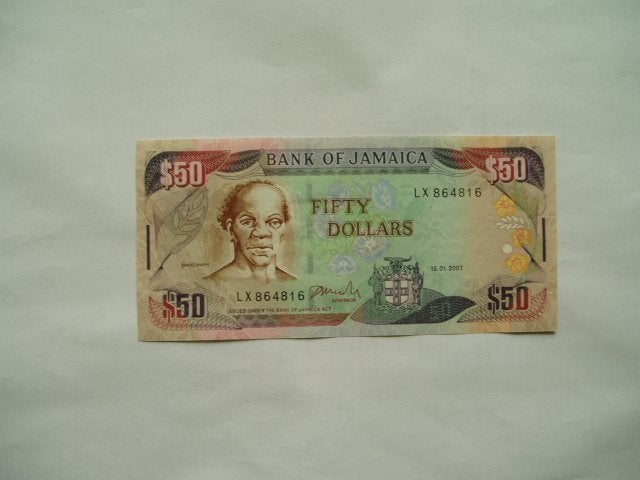 1923. Jamaica, 50 dollars 2007 UNC Samuel Sharpe., Verzenden, Noord-Amerika, Los biljet