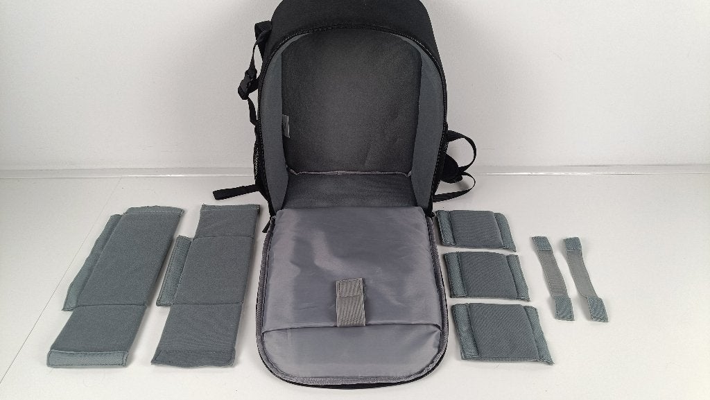 Sounix Camera Backpack + verdeelstukken, Overige merken, Gevoerd, Rugtas, Ophalen of Verzenden