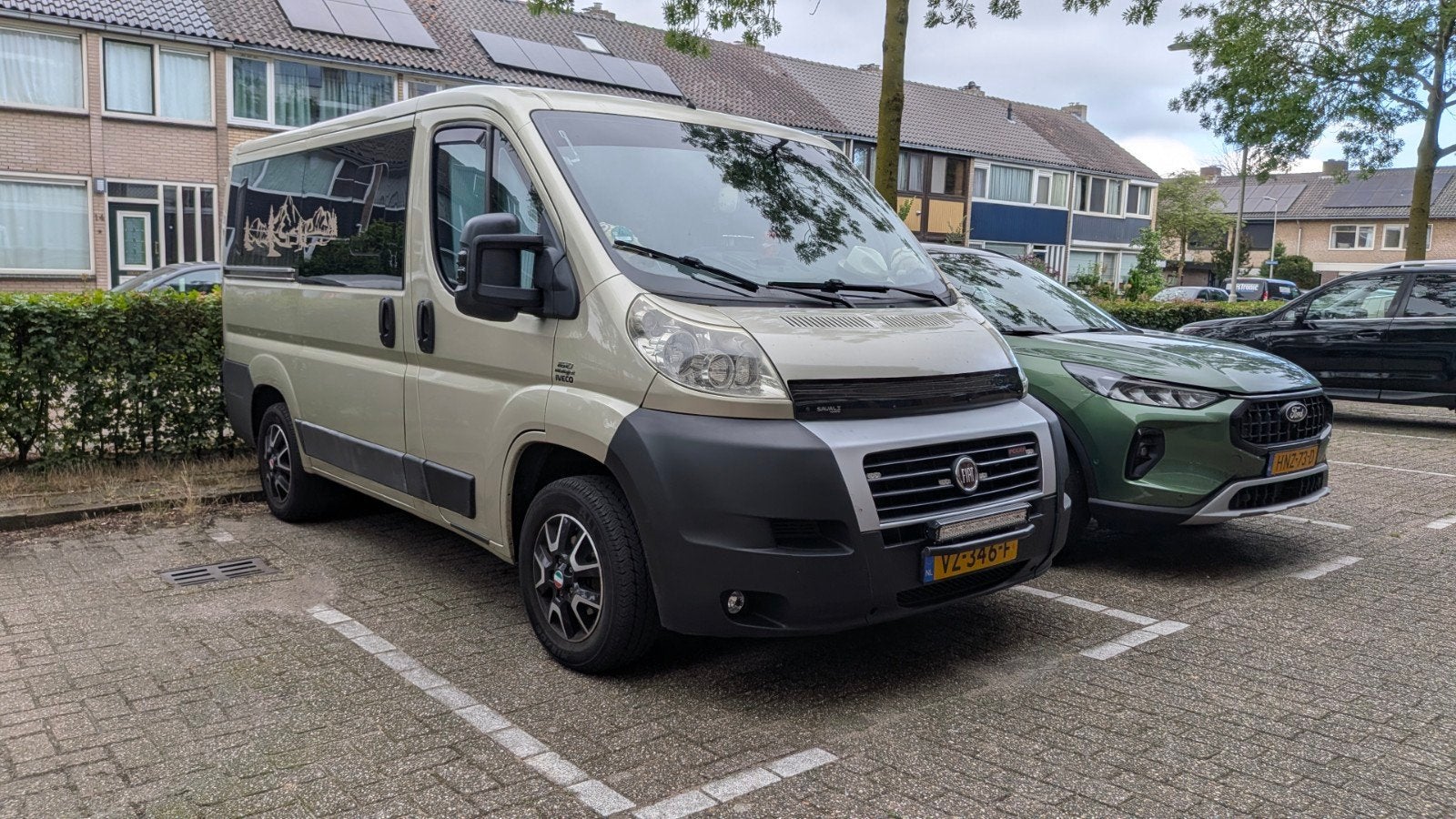Fiat Ducato Rolstoelbus Koppeling stuk., Auto's, Bestelauto's, 4 cilinders, 157 pk, Metallic lak, Beige