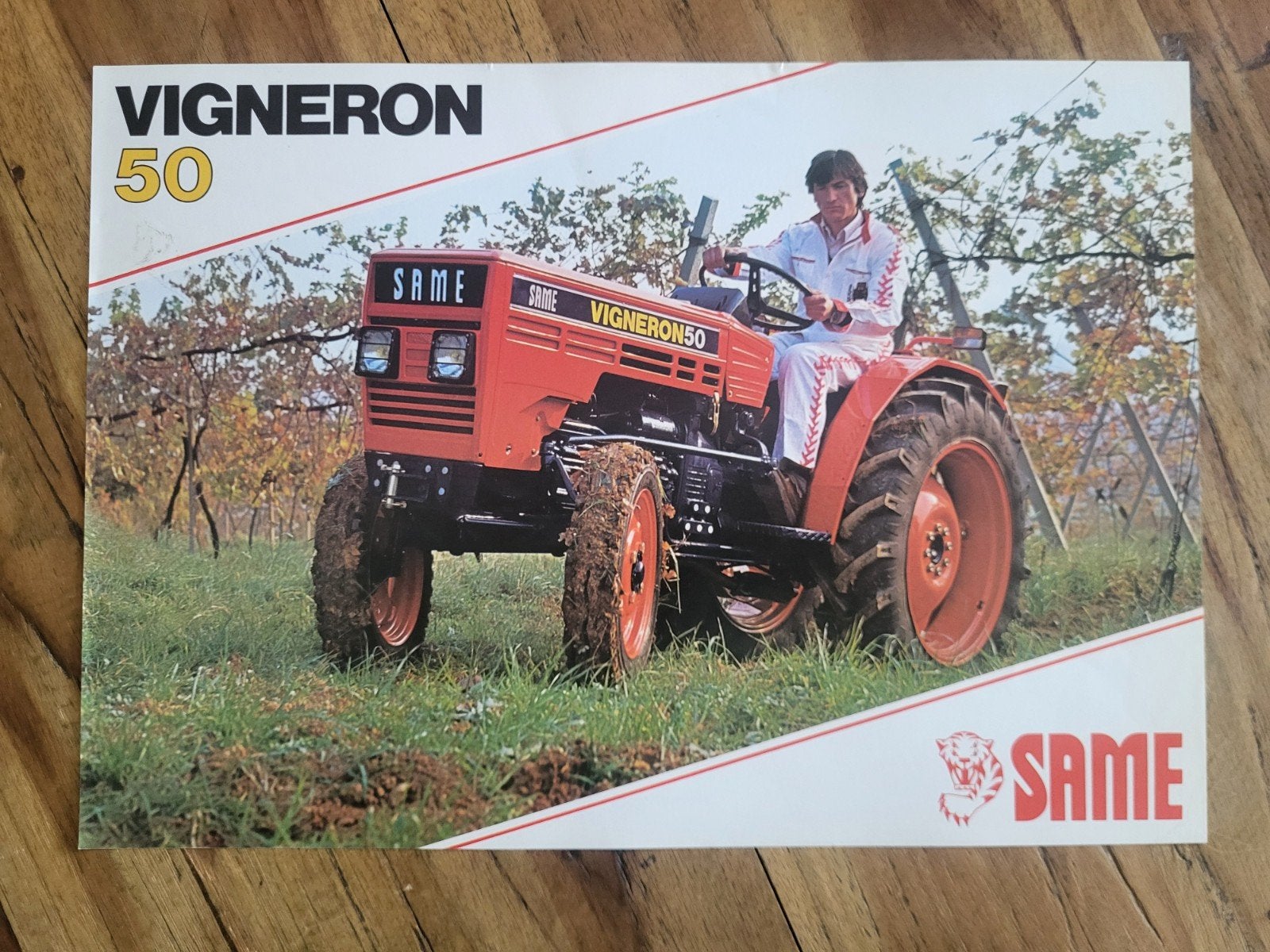 tractor folder Same Vigneron 50, Ophalen of Verzenden, Zo goed als nieuw