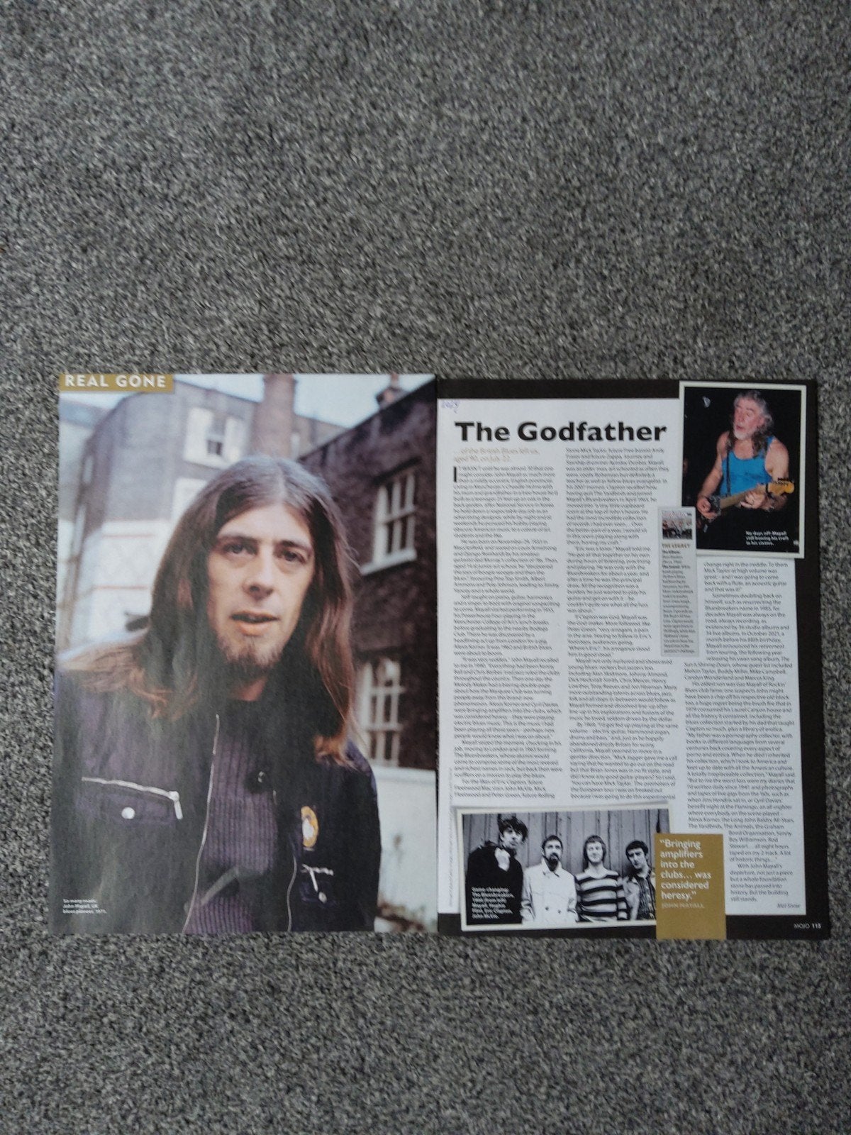 John Mayall:  Death of John Mayall, Ophalen of Verzenden, Zo goed als nieuw, Boek, Tijdschrift of Artikel