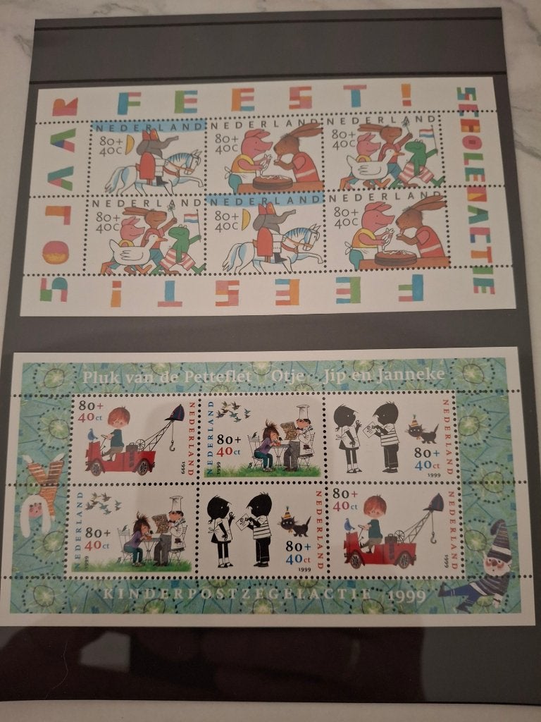Kinderpostzegels 1998 en 1999, Ophalen of Verzenden