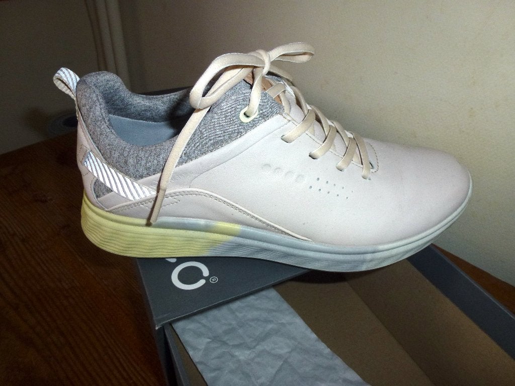 Ecco Dames Lederen Golfschoenen Wit Maat 37, Sport en Fitness, Golf, Ophalen of Verzenden, Zo goed als nieuw, Schoenen, Overige merken