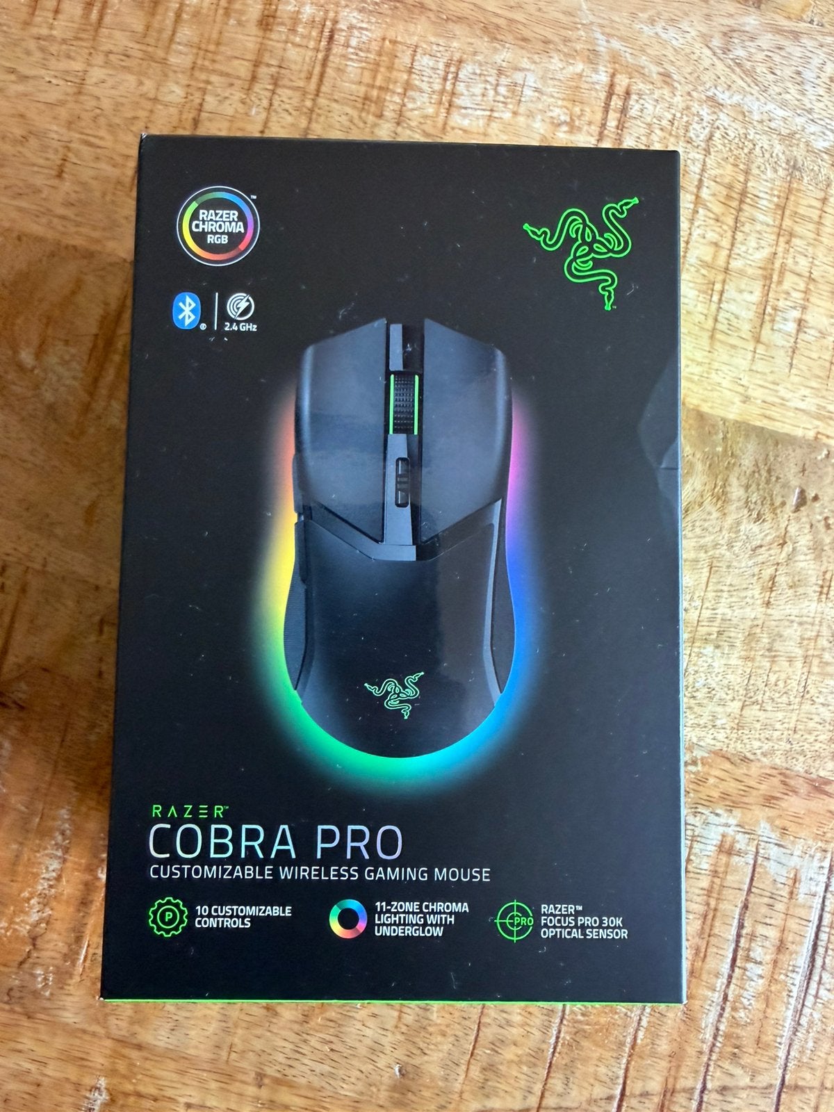 Razer cobra pro gaming muis, Ophalen of Verzenden, Zo goed als nieuw, Gaming muis