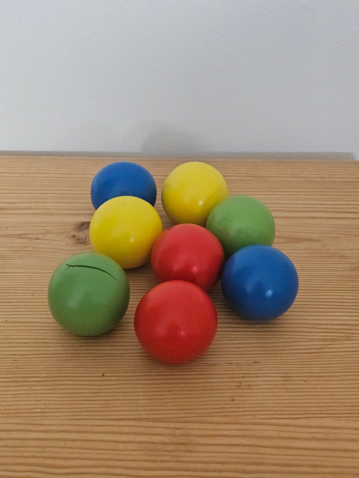 Grimms houten ballen (8 stuks), Ophalen of Verzenden, Gebruikt, Overige typen