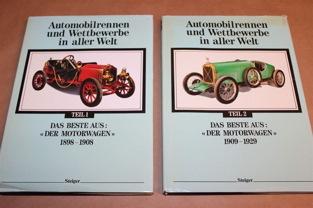 2 boeken over autoraces - 1898 tot 1929, Ophalen of Verzenden, Zo goed als nieuw