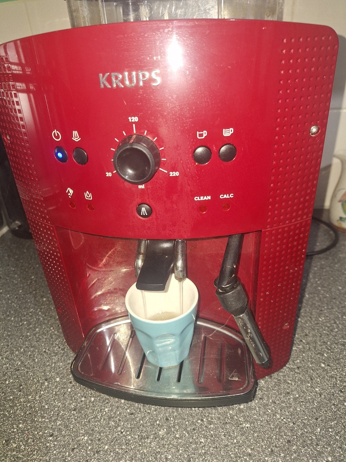 koffiemachine krups defect blijft aangeven dat het drap bakj, Ophalen, Koffiemachine, Koffiebonen, Niet werkend