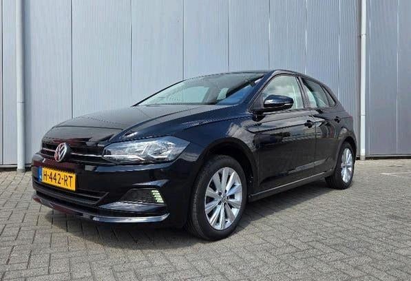Volkswagen Polo 1.0 TSI 95pk 2019 Zwart, Voorwielaandrijving, Stof, Zwart, Handgeschakeld