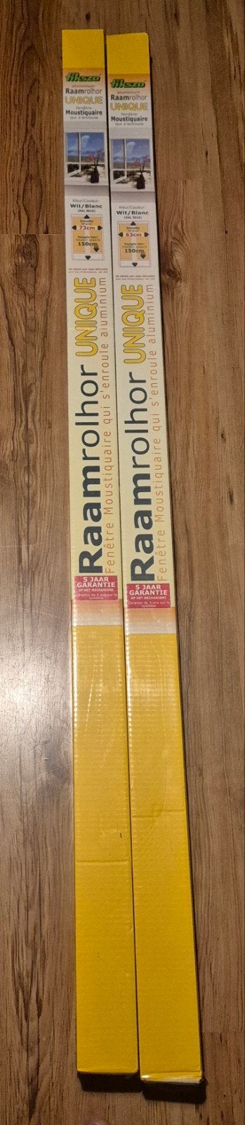 Nieuwe raamrolhor 73x150cm - Wit - Fikszo Unique, Ophalen, Gevelraam of Ruit, Minder dan 80 cm, 120 tot 160 cm