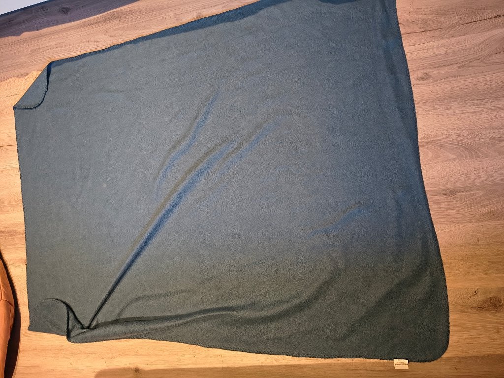 Fleece deken 150x130, Fleecedeken, 130 cm, Zo goed als nieuw, Blauw