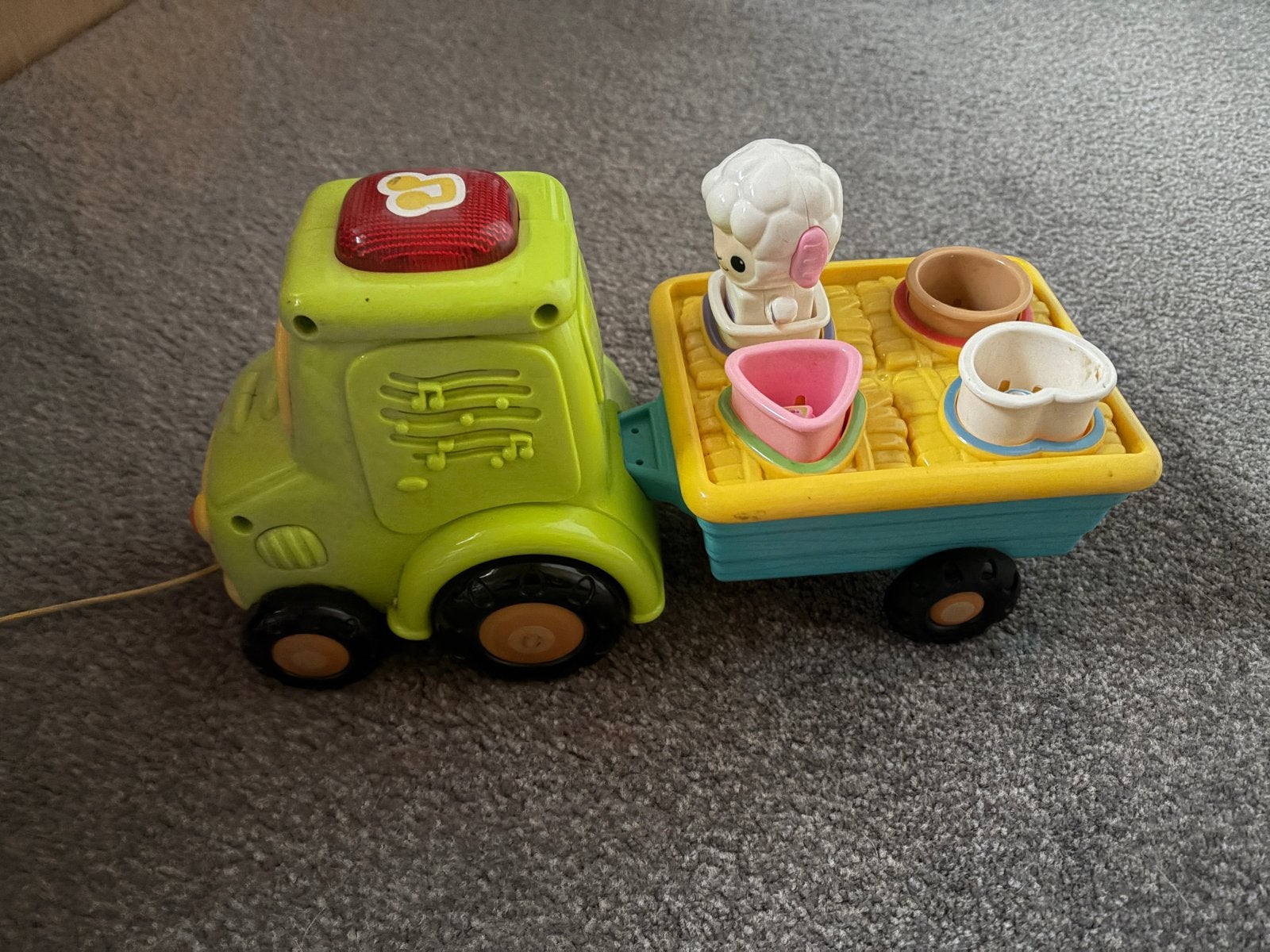 VTech Sort And Wiggle Tractor met geluid en licht, Ophalen of Verzenden, Gebruikt, Auto, Met licht
