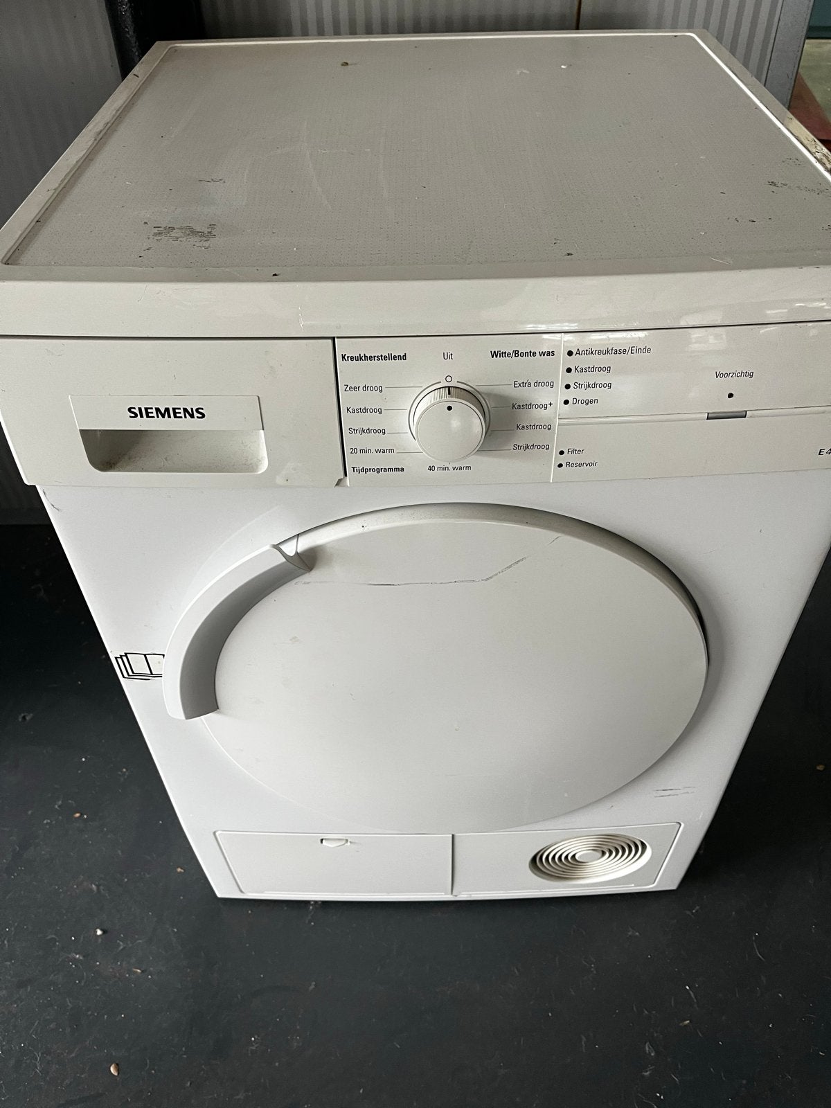 Siemens WT46E100NL Condensdroger - Betrouwbaar en Efficiënt, Witgoed en Apparatuur, Wasdrogers, Ophalen, 6 tot 8 kg, Gebruikt