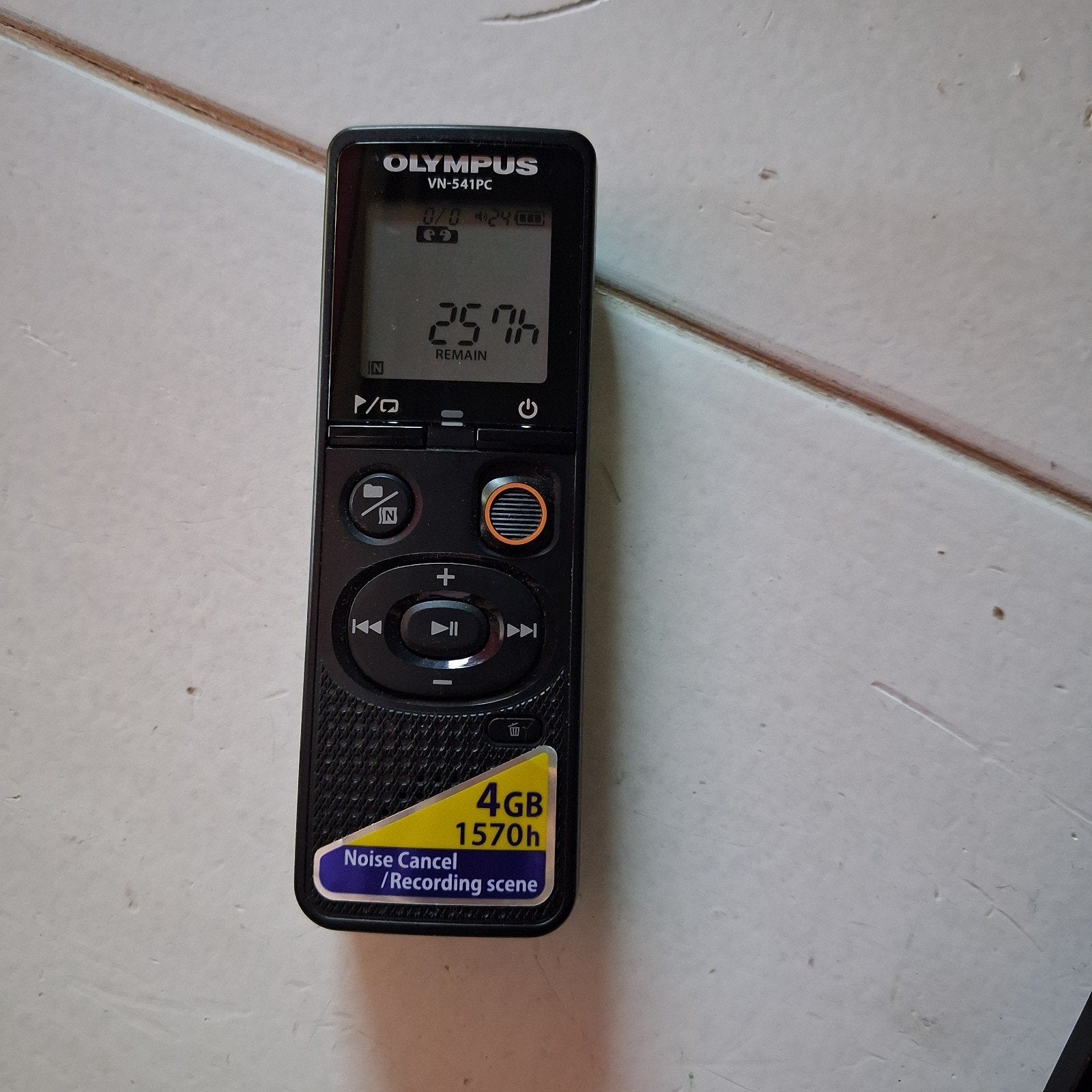 Olympus VN-541PC voicerecorder - 4GB, ruisonderdrukking, Ophalen of Verzenden, Zo goed als nieuw