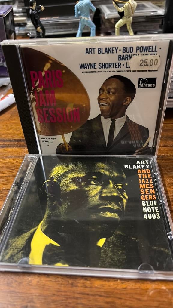 Art Blakey cd Paris jam session en cd moanin, Ophalen of Verzenden, 1960 tot 1980, Gebruikt, Jazz