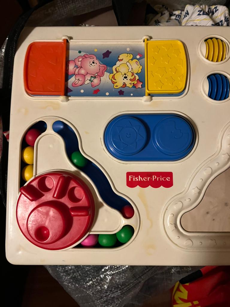 Vintage fisherprice activiteiten board, Ophalen of Verzenden, Gebruikt, Speelset