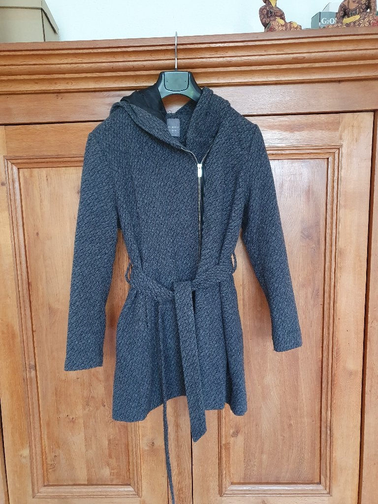  Grijze winterjas maat 44  , Ophalen of Verzenden, Zo goed als nieuw, Maat 42/44 (L), Grijs