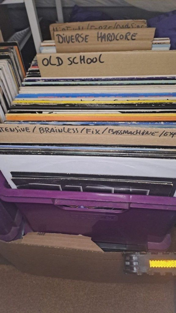 414x Hardcore gabber oldschool house vinyl, Cd's en Dvd's, Ophalen, Hardcore, Picture disc, Zo goed als nieuw