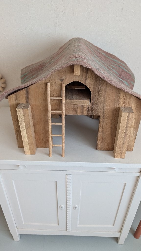 Ik ga ontspullen dus nu prachtige WALDORF houten boerderij, Ophalen of Verzenden, Nieuw, Overige typen