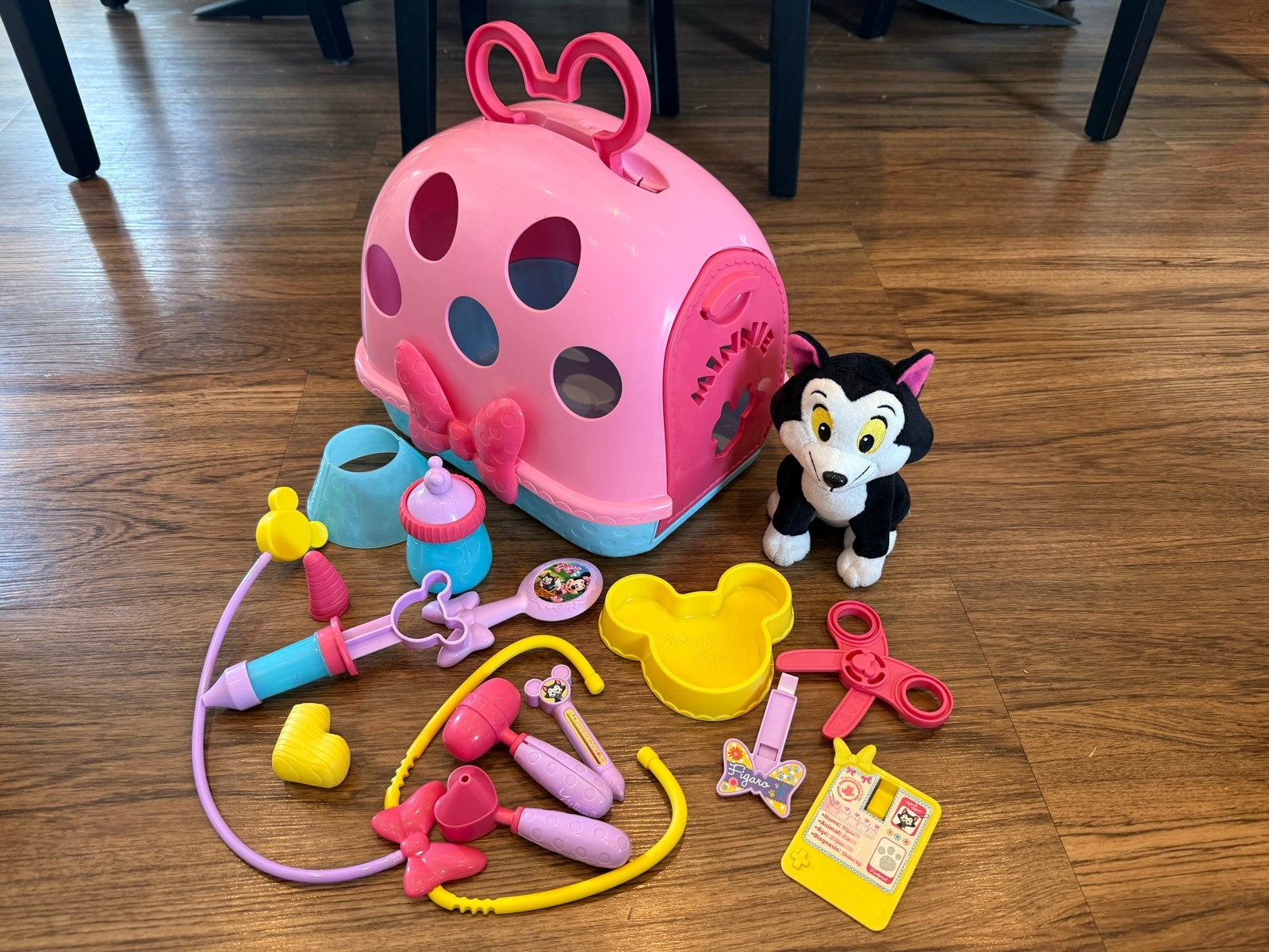 Minnie Mouse Figaro Dierenarts Set - Speelplezier!, Ophalen of Verzenden, Gebruikt, Overige typen