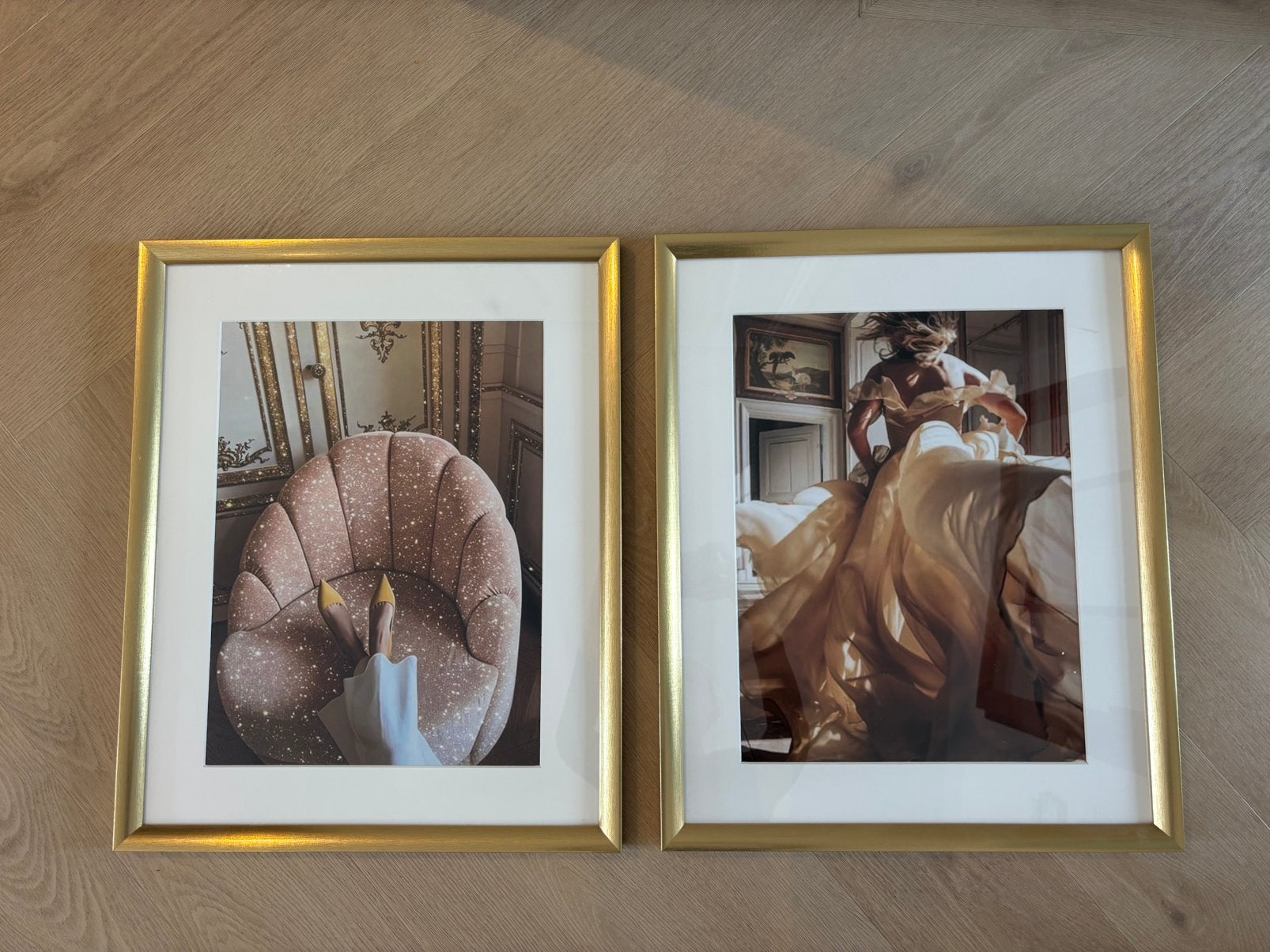 Set van 2 IKEA Silverhöjden lijsten, Minder dan 50 cm, 50 tot 75 cm, Ophalen of Verzenden, Print