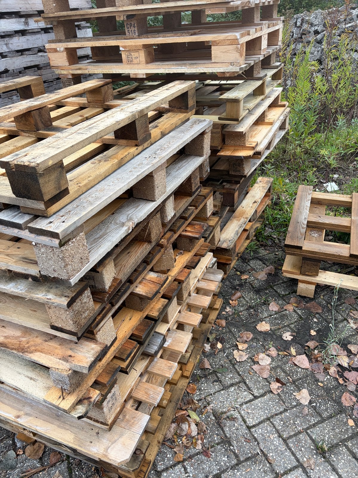 Gratis af te halen, houten pallets / brandhout, Ophalen, Gebruikt, 100 cm of meer, 60 cm of meer