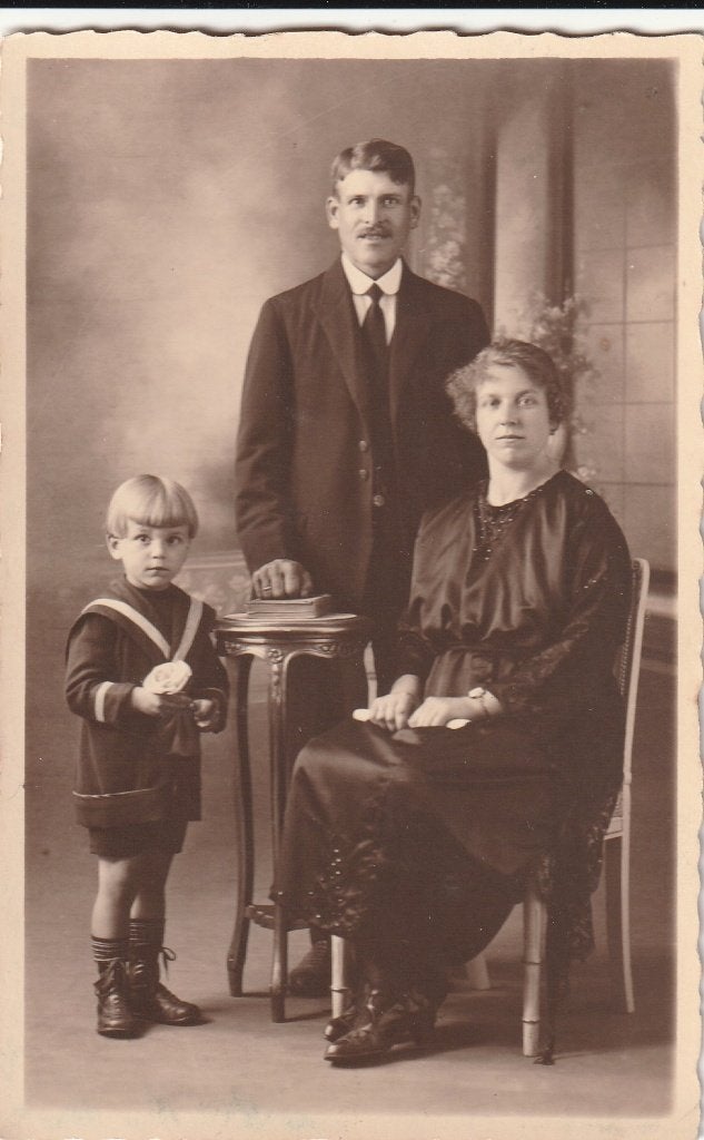 fotokaart  -  familie, Verzamelen, Verzenden, Voor 1940, Zo goed als nieuw