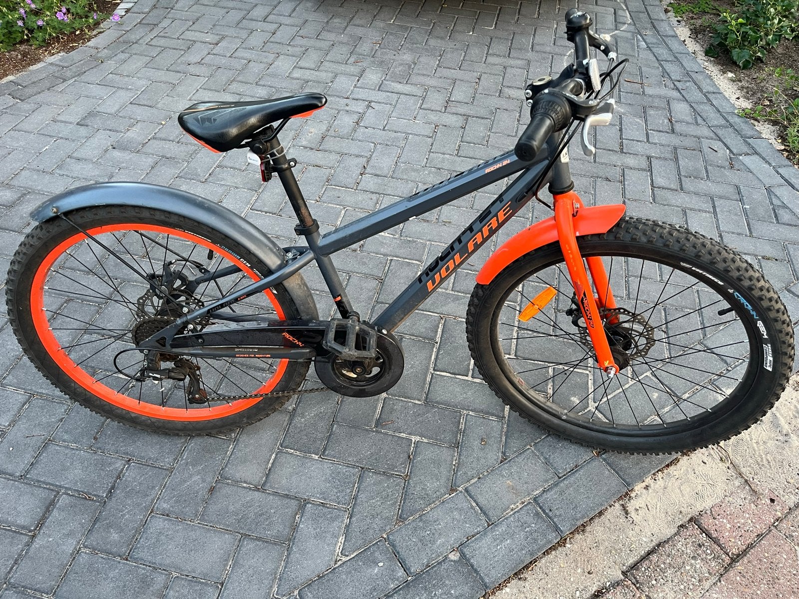 Volare Rocky 24 inch kinderfiets met schijfremmen, Gebruikt, Versnellingen, Minder dan 49 cm, Schijfrem