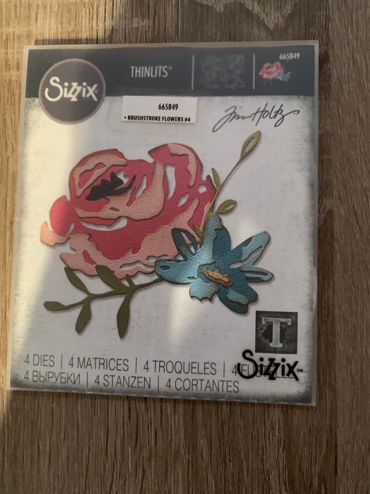 Tim Holtz sizzix thinlit stansen, Verzenden, Zo goed als nieuw