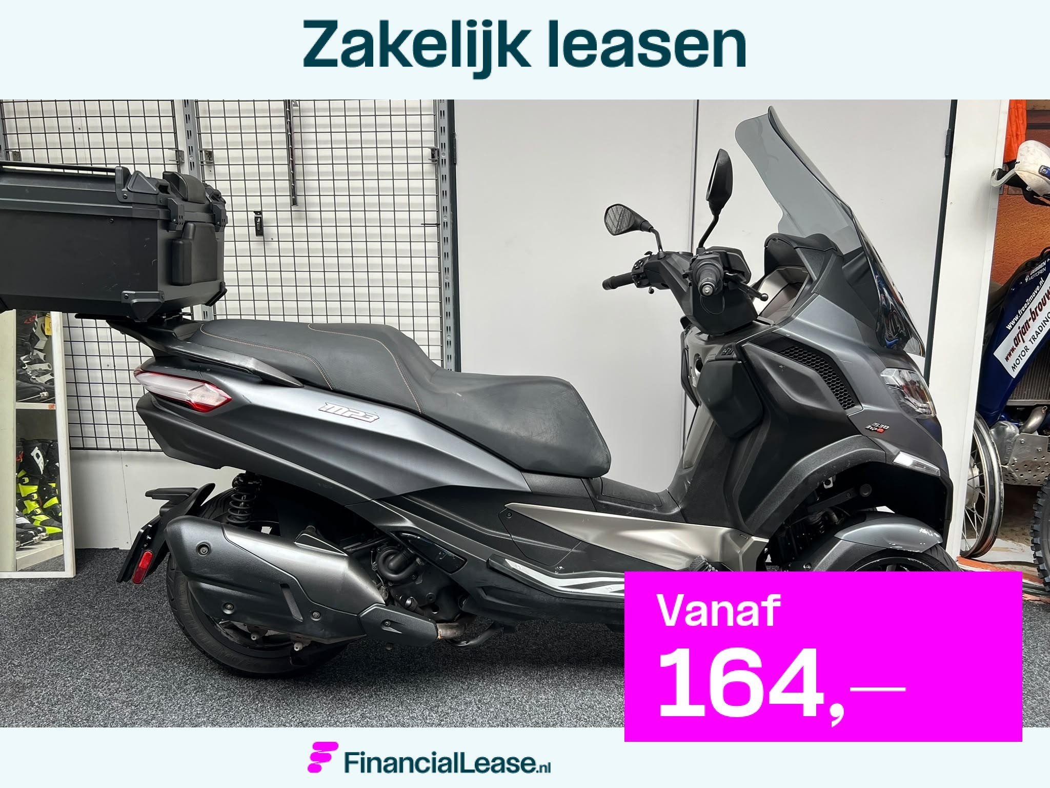 Piaggio Mp3 530 HPE Exclusive, Bedrijf, Handvatverwarming, 12 t/m 35 kW, Scooter