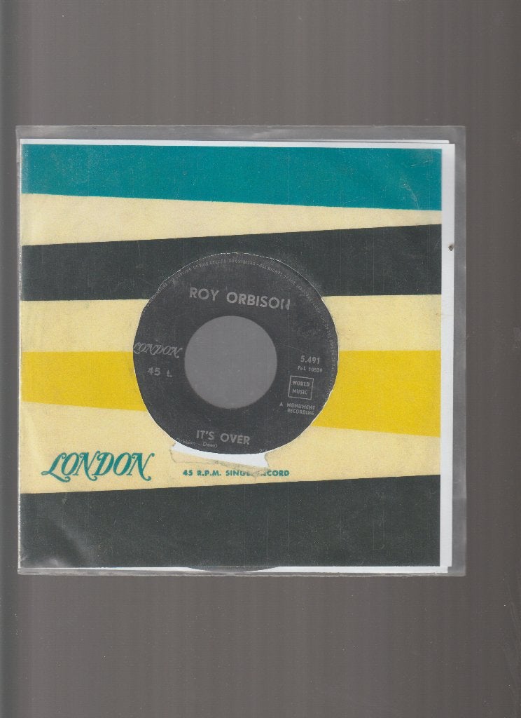 ROY  ORBISON  --  IT'S  OVER, Cd's en Dvd's, Vinyl Singles, Gebruikt, Verzenden, Originele persing, 7 inch